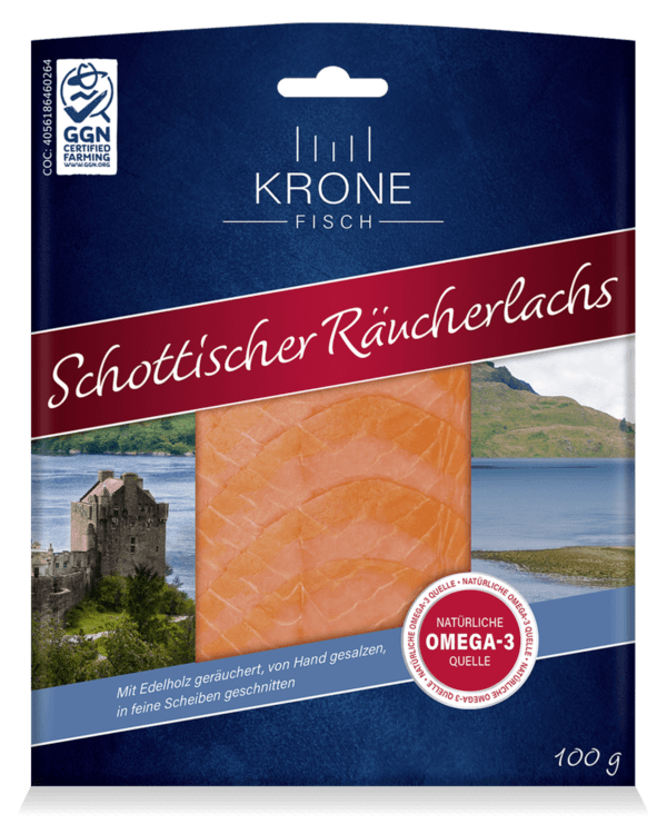 Räucher-Lachs - Krone Fisch Räucher-Lachs - Krone Fisch